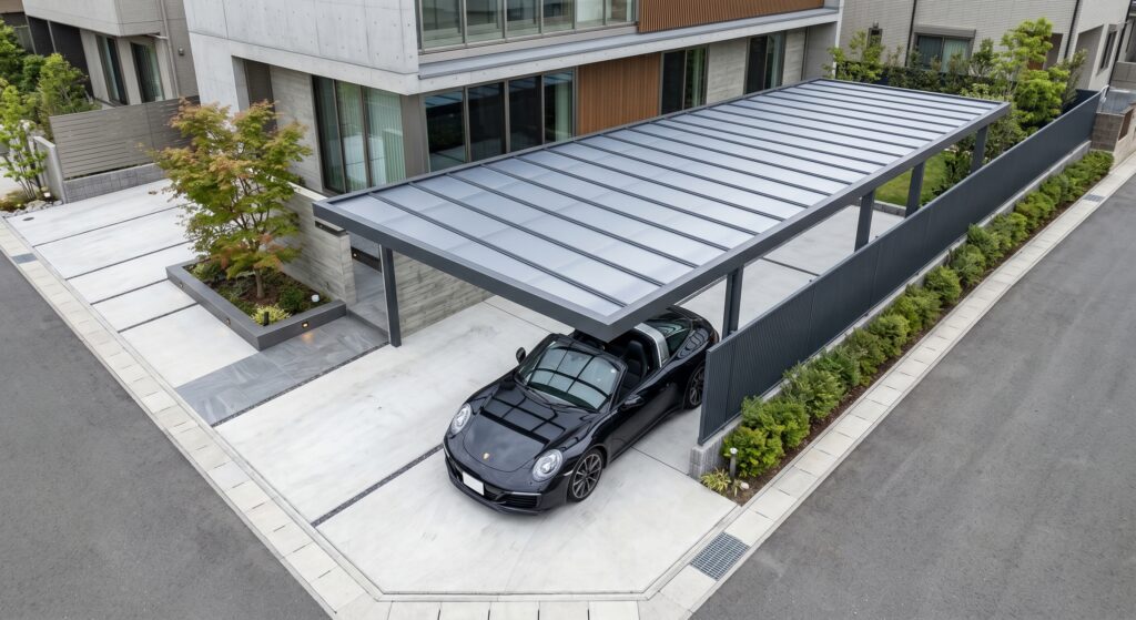corner lot carport design 02