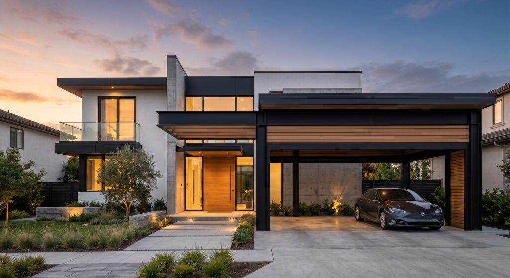 modern exterior stylish carport 01